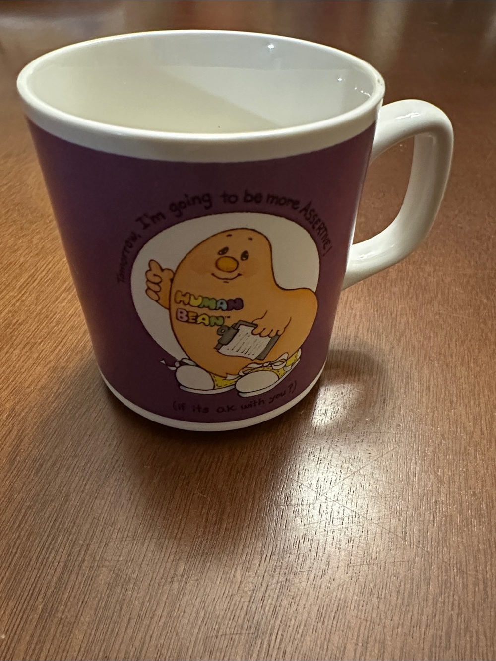 1982 Enesco Human Beans Ceramic Mug